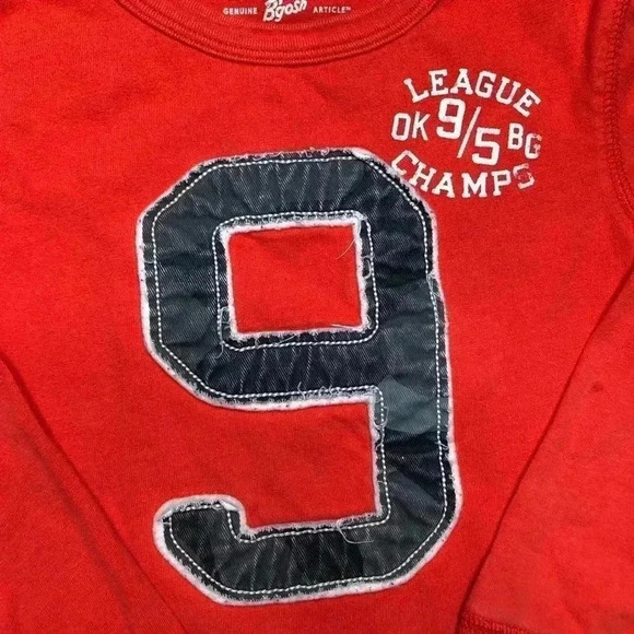 OshKosh Shirt Number 9 Orange Size 4T - Picture 16 of 16